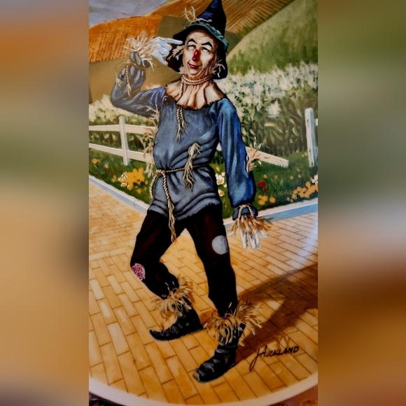 "If I Only Had A Brain" Collector Plate - Picture 6 of 7